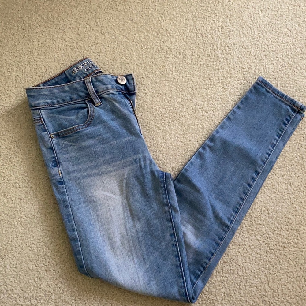 American Eagle Super Stretch Jeans Light Wash